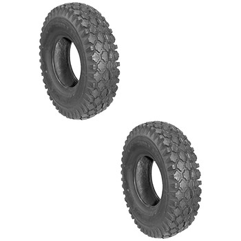 HD Tire Pack 200 x 50, knobby tread tire. 4" rim size, 8" H, 2" W Cheng Shin.