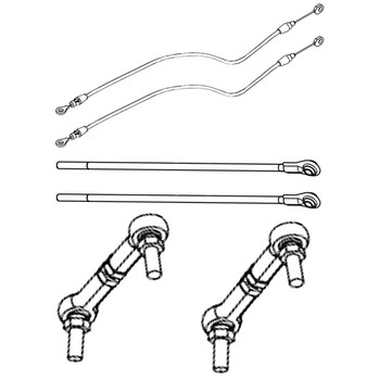 Brake System Kit For Hustler X-Ride 60 Model 944074