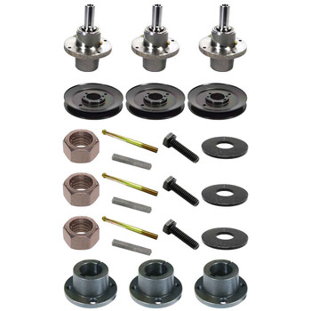 Complete Spindle Kit With Pulleys For Scag V-Ride II  61" Model SVRII61V-37BVEFI