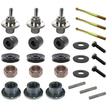 Complete Spindle Kit With Pulleys For Scag Tiger Cat II 48" Model STCII48V-22FX