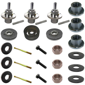 Complete Spindle Kit With Pulleys For Scag Belt Drive 52" Model SW52V-15FS