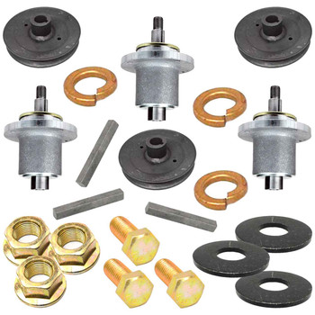 Complete HD Spindle Kit With Pulleys For Scag Liberty Z 61" Model SZL61H-27SR