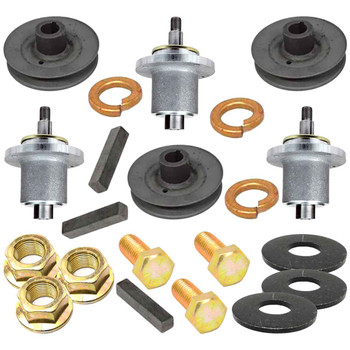 Complete HD Spindle Kit With Pulleys For Scag Liberty Z 52" Model SZL52H-23FR
