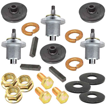 Complete HD Spindle Kit With Pulleys For Scag Patriot 61" Model SPZ61H-25ZT