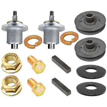 Complete HD Spindle Kit With Pulleys For Scag Hydro Drive 36" Model SWZT36H-14FS