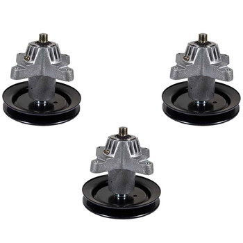 Spindle assembly Kit(3 Pack) For Cub Cadet Mower replaces 918-04456, 918-04461, 618-04461. Fits models LT series mowers with 42" decks.