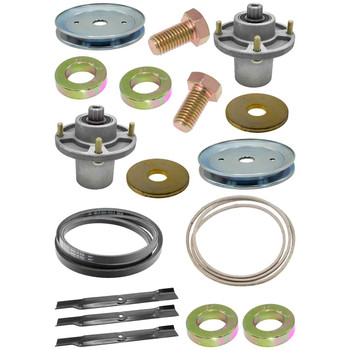 Complete Deck Moving Parts Maintenance Kit For Hustler Raptor XD 42" Model 939819