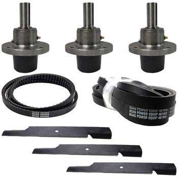 Spindle and Blade & Belt HD Kit For Scag Turf Tiger II 61" Model STTII61V-25KBD