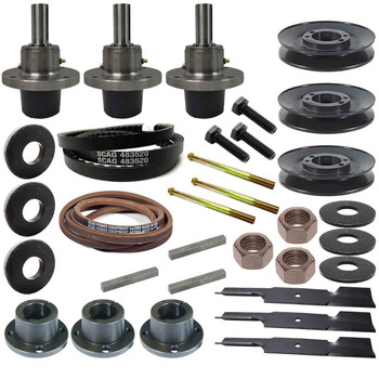 Complete Deck Moving Parts Maintenance HD Kit For Scag V-Ride II   48" Model SVRII48V-23CV