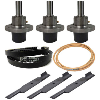 Spindle and Blade & Belt HD Kit For Scag V-Ride II   61" Model SVRII61V-38CVEFI