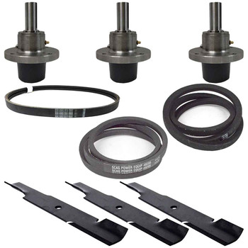 Spindle and Blade & Belt HD Kit For Scag Belt Drive  48" Model SW48V-14FS