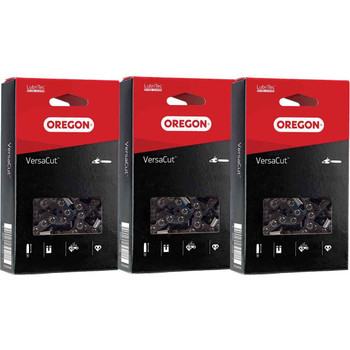91VXL050G VersaCut Saw Chain by Oregon - 14" Bar, .050" Gauge, 50DL - 3 PACK