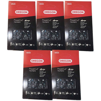 73LPX072G PowerCut Saw Chain by Oregon – 20" Bar, .058" Gauge, 72DL - 5 PACK