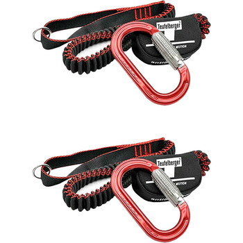 Red And Black T7350844 Anti Shock Chainsaw Lanyard (2-Pack) From TEUFELBERGER