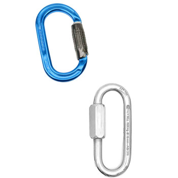 Blue CARABINERS Kit With Polish Quick Link Connectors
