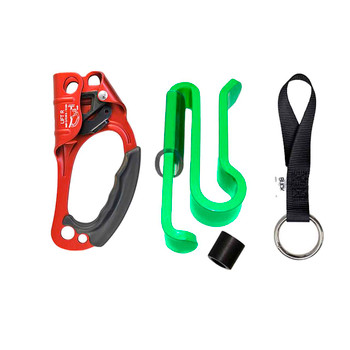 Red Single Lift Ascender Kit With BuckCarrier Chainsaw Carrier Kit