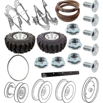 Husqvarna Pulleys & Belts Auger Maintenance With Wheel For ST 424T Snow Blower