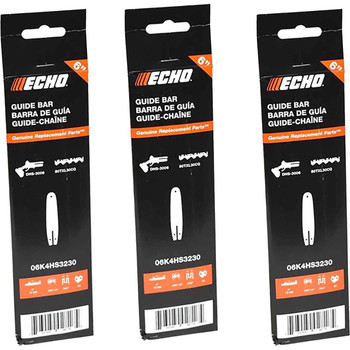 06K4HS3230 - GUIDE BAR BY ECHO - K4HS SpeedCut Nano,  PITCH 3/8" LP, 6" BAR, 0.050" GAUGE, 30 DL - 3