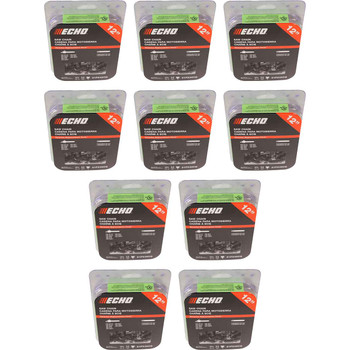 CHAINSAW CHAIN BY ECHO  91PX AdvanceCut,  PITCH 3/8" LP, 12" BAR, 0.050" GAUGE, 45 DL  PK10