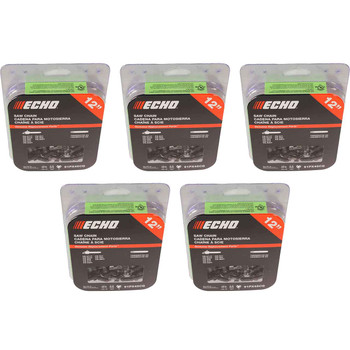 CHAINSAW CHAIN BY ECHO  91PX AdvanceCut,  PITCH 3/8" LP, 12" BAR, 0.050" GAUGE, 45 DL  PK5