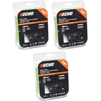 CHAINSAW CHAIN BY ECHO  91PX AdvanceCut,  PITCH 3/8" LP, 14" BAR, 0.050" GAUGE, 52 DL  PK3