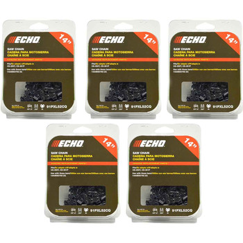 CHAINSAW CHAIN BY ECHO  91PXL AdvanceCut,  PITCH 3/8" LP, 14" BAR, 0.050" GAUGE, 52 DL  PK5