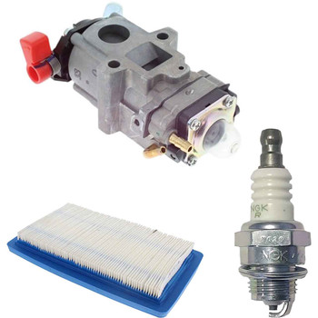 SHI EB810 COMPLETE CARBURETOR AIR-OIL FILTERS SPARK PLUG KIT