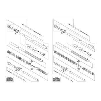 Husqvarna OEM TUBE DRIVESHAFT ASSY 510097003 (2 Pack)