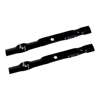 Husqvarna OEM 46" STAR HOLE MULCH BLADE 532403107 (2 Pack)