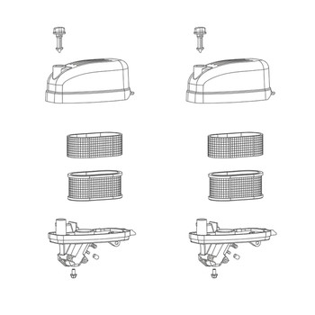 Husqvarna OEM AIR FILTER KIT HS452 599349086 (2 Pack)