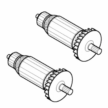MAKITA 516876-0 KP312 ARMATURE ASSY 115V Pack(x2)