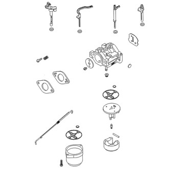 BRIGGS & STRATTON part 698786 - CARBURETOR (OEM part)