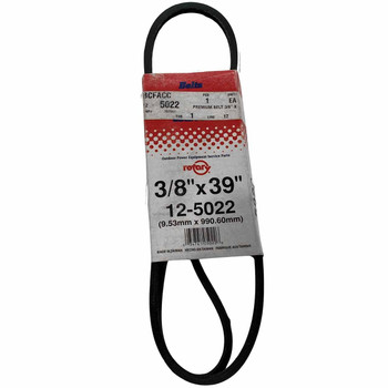 BELT PREMIUM 3/8IN X 39IN (PREMIUM) 5022