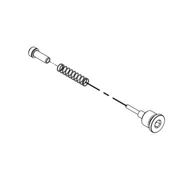 HYDRO GEAR 70843 KIT SHOCK VALVE .044 120 BAR (ORIGINAL OEM)