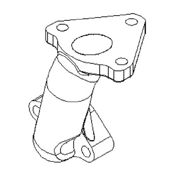 BRIGGS & STRATTON MANIFOLD-EXHAUST 799796 - Image 1