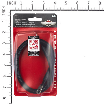 BRIGGS & STRATTON BATTERY CABLE BLACK 5417K - Image 1
