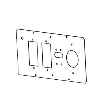 638496005 - OUTLET PLATE - Part # 638496005 (HOMELITE ORIGINAL OEM)