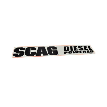 Scag DECAL, SCAG DIESEL POWERED 483509 - Image 1
