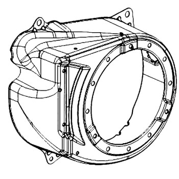KOHLER 17 027 28-S - HOUSING; BLOWER ASSEMBLY (Authentic OEM Part)