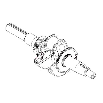 KOHLER 17 014 105-S - CRANKSHAFT ASSEMBLY (Authentic OEM Part)