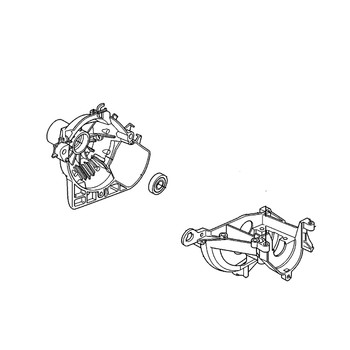 HUSQVARNA Crankcase 537041103 Image 1