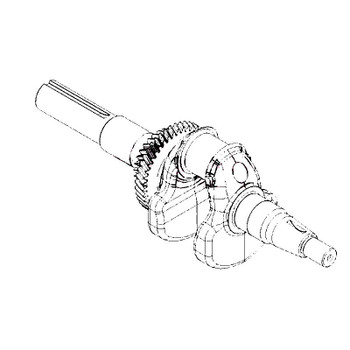 KOHLER 17 014 75-S - CRANKSHAFT ASSEMBLY (Authentic OEM Part)