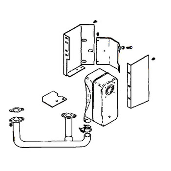 KOHLER 24 786 16-S - KIT; MUFFLER MOUNTING (Authentic OEM Part)