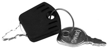 KEY IGNITION MOLDED KEY & STANDARD KEY W/RING - (INDAK) - 10794