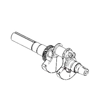 KOHLER 24 014 202-S - CRANKSHAFT; NON-THRUST STYLE (Authentic OEM Part)