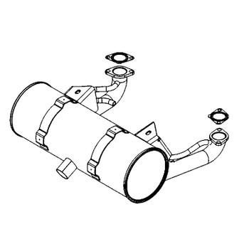 KOHLER 62 068 31-S - KIT; MUFFLER (Authentic OEM Part)