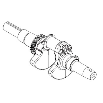 KOHLER 66 014 305-S - CRANKSHAFT; NON-THRUST STYLE (Authentic OEM Part)