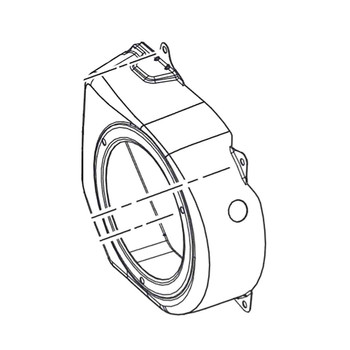 HOMELITE DJ168F-16101-A-017 - RECOIL STARTER CASE - Part number DJ168F-16101-A-017 (HOMELITE ORIGINAL OEM)