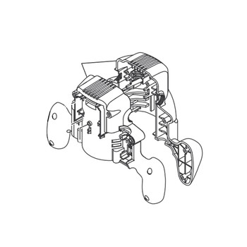 RYOBI/RIDGID 200202149 - HOUSING ASSEMBLY - RP (Original OEM part)