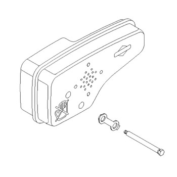 BRIGGS & STRATTON MUFFLER 593819 - Image 1